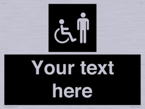 Custom information: black panel disabled and male